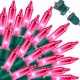 thumbnail image 1 of LAMPHOME Luces navideñas rosas extensibles superbrillantes, 300 luces, 63,8 pies (2 unidades de 150 L), juego de mini luces de cadena con certificado UL para árbol de Navidad al aire libre, jardín, fi, 1 of 1