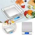 thumbnail image 2 of Electronic Kitchen Scale Gram Baking Scale Portable Pocket Scale Household Stainless Steel Scale High Precision Jewelry Scale, 2 of 7