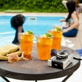thumbnail image 4 of Greener Settings 16 oz Clear Compostable Disposable Cups, Cold Drink Cups - 50 Count, 4 of 7