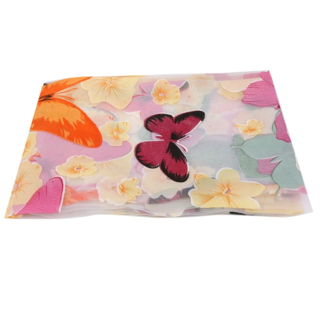 Panel Transparente Con Estampado De Mariposa, Ventana, Divisor De Habitación, Cm Baoblaze none