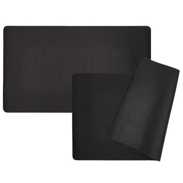 2 Pack Card Game Mat for Magic and MTG, 24x14 inches Board TCG Playmat, 2 Black