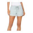 thumbnail image 3 of Style & Co Women's Poplin Tie Shorts Med Blue Size Large, 3 of 3