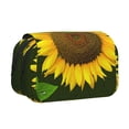 thumbnail image 1 of Disketp Sunflower3 Estuche de Lápices de Doble Capa con Tapa Abatible y Cremallera, Organizador Escolar para Adolescentes y Adultos, 1 of 7