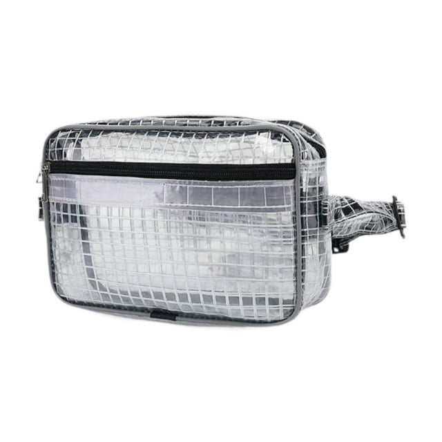 Bolsa de cinturón transparente antiestática para herramientas de sala limpia, ideal para senderismo, deportes y acampada.