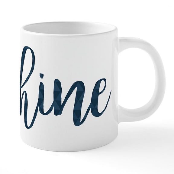 CafePress - Shine Pattern - 20 Oz White Ceramic Mega Mug