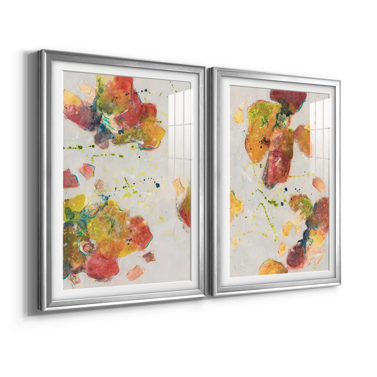 Wexford Home Attracting Love I Premium Framed Print, 18.5" x 24.5" - Ready to Hang, Silver (Set of 2)