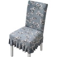thumbnail image 1 of Modern Stretch Dining Chair Covers Removable Washable Spandex Slipcovers for High Chairs 4/6 PCS Chair Protective Covers (K, 6PCS/Set), 1 of 2