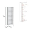 thumbnail image 3 of Office File Cabinets 2 Piece Bookcase Living Room Set, Storage Cabinet, 42" Wide and 9 Shelves White,Metal File Cabinets, 3 of 6