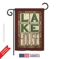 thumbnail image 2 of Breeze Decor BD-OU-G-109057-IP-BO-D-US18-SB 13 x 18.5 in. Lake House Nature Outdoor Impressions Decorative Vertical Double Sided Garden Flag, 2 of 4