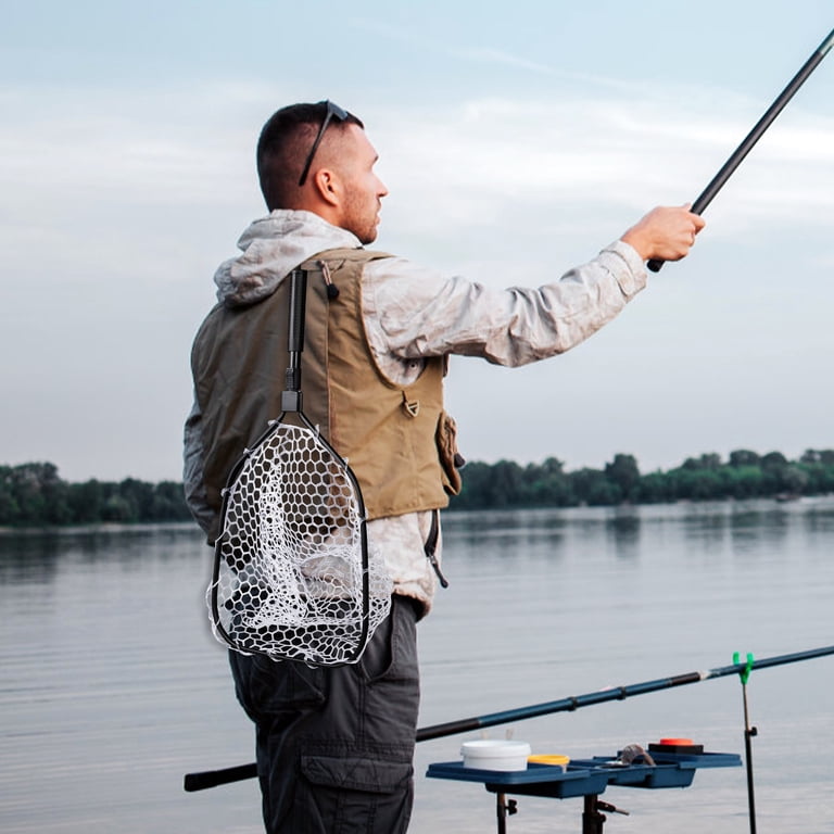 easycatch throwing fishing net Accessories- Cast Network with Steel Pendant Nylon Braided Line Hand Throw Fishing With Big Plastic Blue Ring Network Fishing Nets ,Fishing Landing Net,Easy Catch & Release ( Color no bad odours Ultra Easy Throw Fishing Cast Net