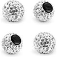 thumbnail image 1 of YISITIAN 4 PCS Car Tire Valve Stem Caps, Handmade Dustproof Crystal Rhinestone Auto Stem Air Cap Cover, Attractive Vehicle Exterior Accessories, Universal for Car Truck Motorcycle Bike CJ919-49533, 1 of 6