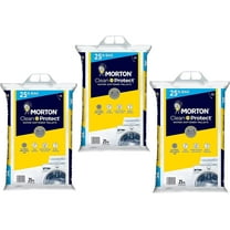 (3Pack) - 25lb Bags Morton Clean and Protect Water Softener Salt, Easy-Carry, Senior-Friendly, Lightweight