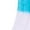 White-Neon, variant on MeMoi Kids Ribbed Cotton-Rich Triple-Stripe Varsity Crew Sock - Girls - Female, 6, White- Pastel