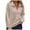 Beige, variant on Women Blouses Fashion Light Zip up Jacket Women Sweaters Petite Running Cold Weather Light Tops Lightweight Jacket Came Hoodie N Fashions for Small Women's And Winter Half Open Zipper Lapel Beige XL