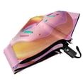 thumbnail image 6 of FORMRS Travel Umbrella Folding Auto Open Close Windproof Rain UV Protection, Cartoon Doughnuts, 6 of 8