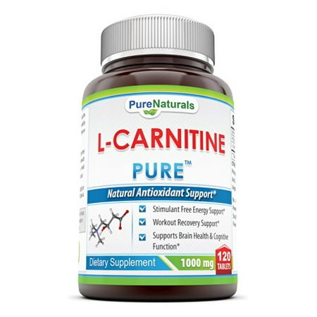 Pure Naturals L-Carnitine 1000 Mg 100 Tablets (Best Weight Gain Tablets)