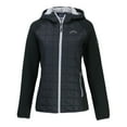 thumbnail image 2 of Women's Cutter & Buck Black Los Angeles Chargers Rainier PrimaLoft Eco Hybrid Full-Zip Hoodie Jacket, 2 of 3