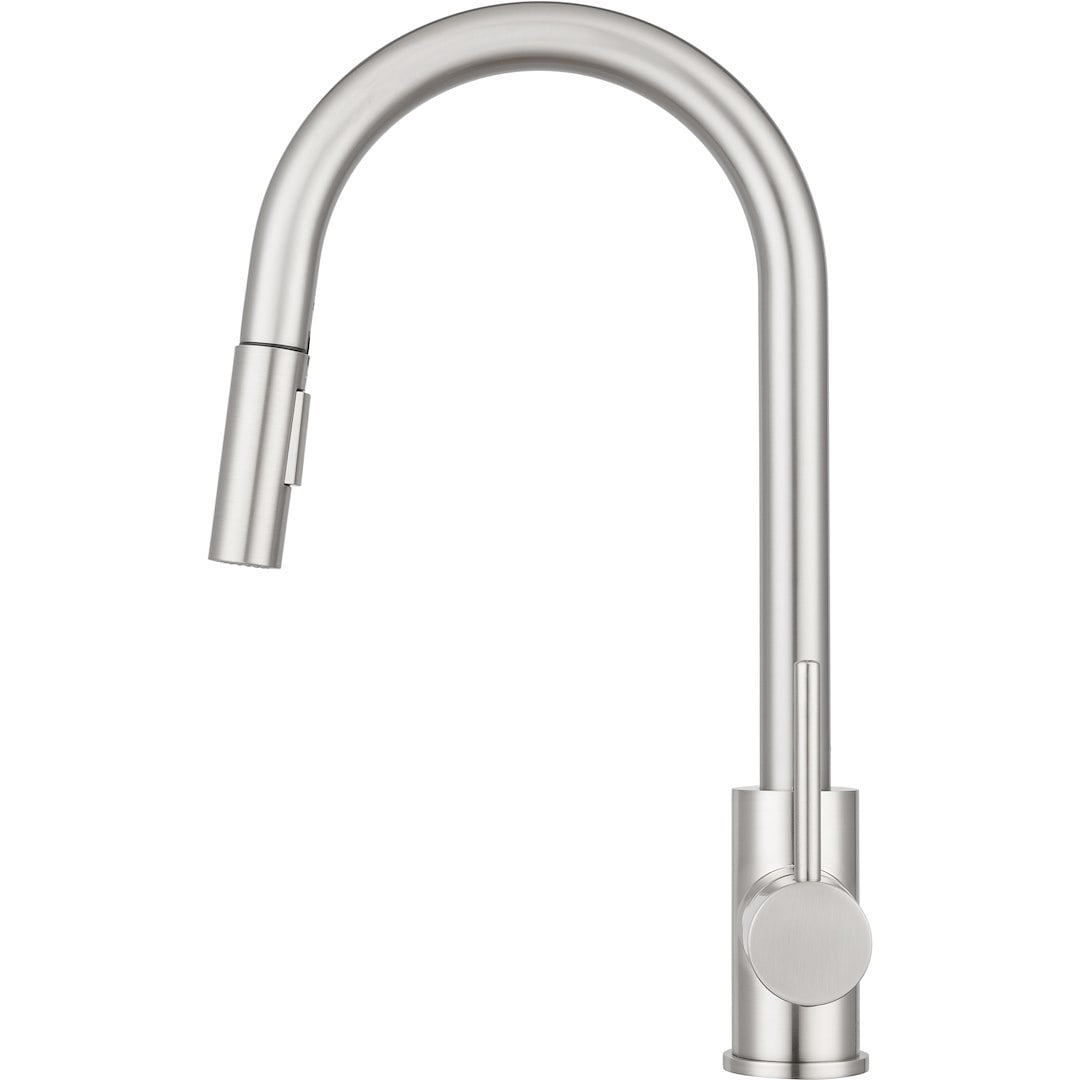Dura Faucet DFNMK540SN Touch Sensor Pull-Down RV Kitchen Faucet, Satin Nickel
