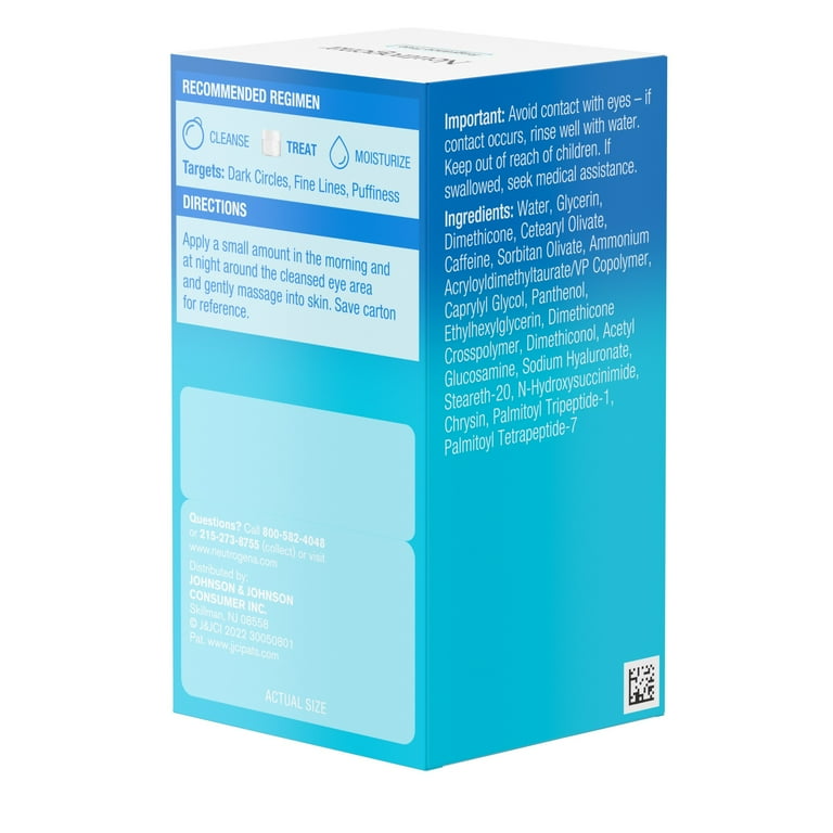 Neutrogena Hydro Boost+ Eye Moisturizer with Hyaluronic Acid