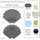 thumbnail image 4 of Set of 2 Soap Dish, Drainage Soap Dish, Shower Soap Dish, Thickened, Non-Slip, Foldable for Sink, Shower, Bathroom, Kitchen, 4 of 4