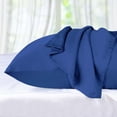 thumbnail image 3 of Superior 300 Thread Count Pillowcase Set, King/ Cal King, Navy Blue, 3 of 6