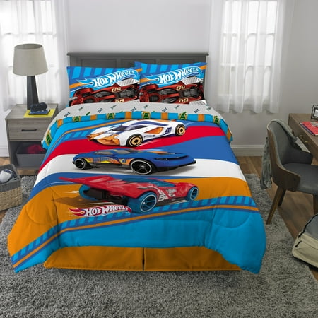 Hot Wheels Bed In A Bag Kids Bedding Set Fast Pace