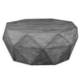thumbnail image 2 of Ashton 34 inch Coffee Table with Diamond facet - Wooden Frame, Gray, 2 of 5