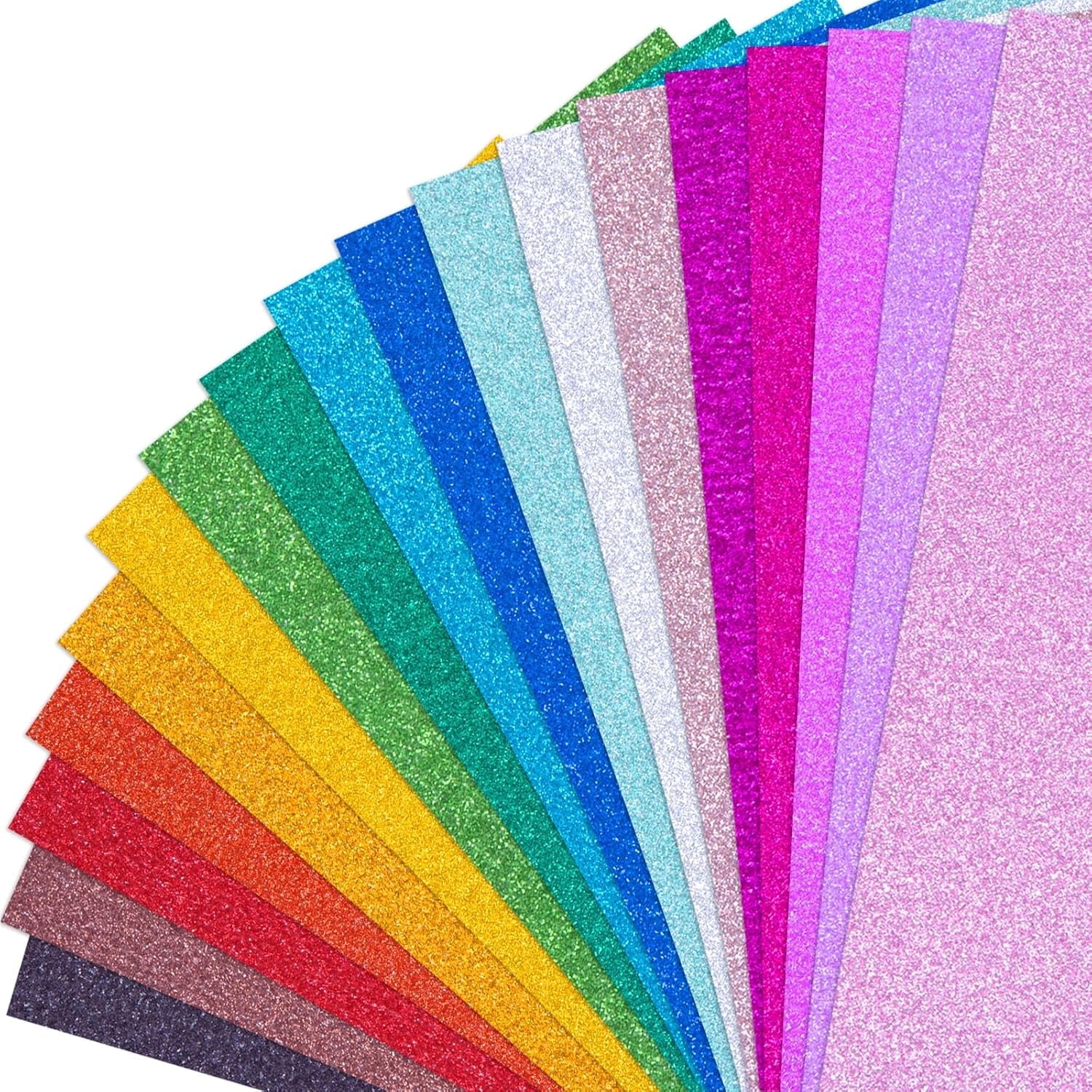 A4 Craft Paper YZH Glitter Cardstock Paper - No-Shed A4 Size, 8.27x11.69  Inch, 250gsm, Orange 250gsm Shimmer Paper