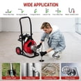 thumbnail image 1 of GloryStar Auto-Feed Drain Auger, 100Ft x 1/2 Inch Pipe Cleaner Machine, 370W Portable Sewer Snake with 8 Cutters & Foot Switch, 1 of 7