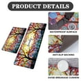 thumbnail image 6 of 2 Pieces Kitchen Rugs, Colorful Dreamy Tree Kitchen Mats for Floor, Cushioned Waterproof Non-Slip Foam Mat for Laundry, Office, Bathroom, Hallway, 47"x17"+29"x17", 6 of 7
