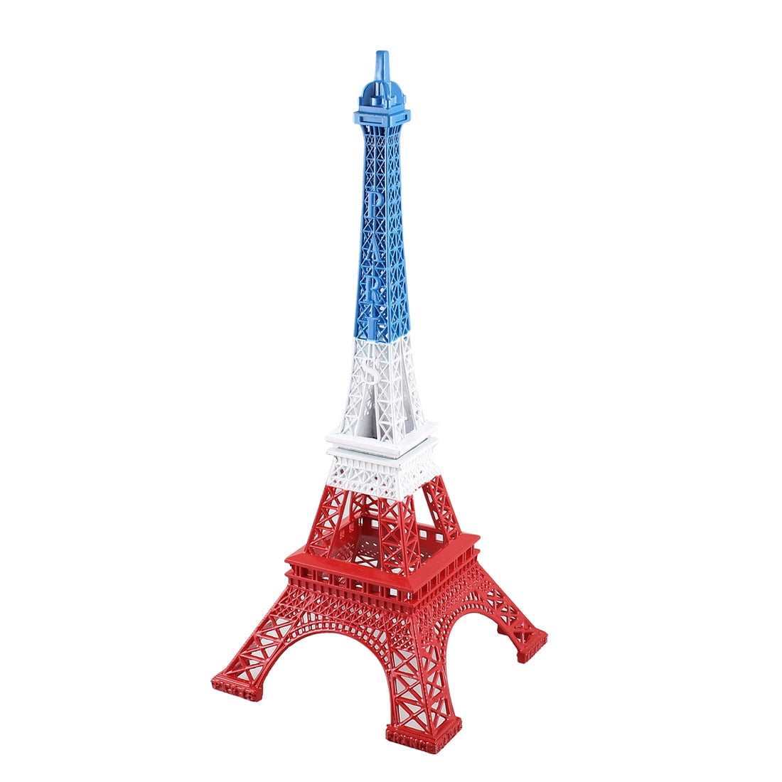 Red White Blue Metal France Miniature Eiffel Tower Statue ...