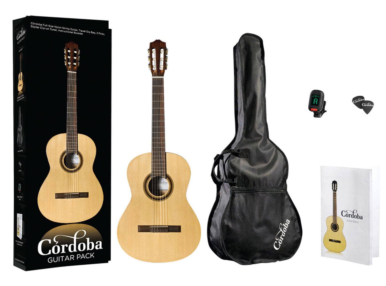 Cordoba CP100 Classical Nylon-String Acoustic Guitar Package