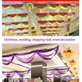 thumbnail image 5 of HWZWT 4 Inches Wide White Satin Ribbon, 27 Yards Soft, No Wrinkles and Consecutive Solid Fabric Ribbon for Cutting Ceremony, Christmas, Wedding, Birthday Decor and Chair Sashes White, 5 of 5