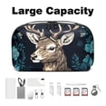 thumbnail image 3 of Deer Electronic Organizer Travel Case, Oxford Fabric Waterproof PC Case Cable Organizer Cord and Cable Organizer Electronic Travel Case Organizer, 5.9x9.44x3.14 in, 3 of 6