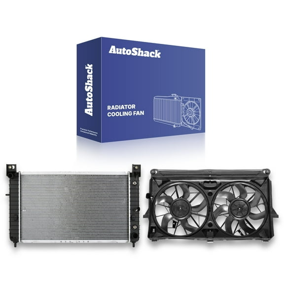 AutoShack Radiator & Cooling Fan Kit for Chevrolet, Silverado 1500 2007-2013, V6 4.3L V8 4.8L 5.3L 6.0L 6.2L