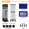 thumbnail image 3 of HOTEEL 10x20 Pop up Canopy Tents with Removeble Sidewalls,Outdoor Gazebo with Wheeled Bag & 4 Sandbags,for Patio,Wedding,Backyard,Camping,Parties,Event,Dark Blue, 3 of 13