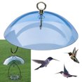 thumbnail image 4 of Baright 26 Cm Plastic Squirrel Baffle Protects Hanging Feeders Weather Rain Guard No Tool Install Clear Baffle Weather Guard Durable Weather Resistant for Outdoor Wild Bird Seed Feeder, 4 of 9
