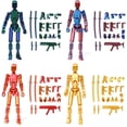 thumbnail image 1 of (Ensamblada Figuras de Accion T13, Dummy 13, Robot Multiarticuladas Impresa en 3D, Decoraciones Escritorio, Regalos de Amantes de los Juegos, 1 of 3
