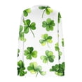 thumbnail image 5 of TaTaai Women's St. Patrick's Day Print Loose Fit Round Neck Sweatshirt Casual Long Sleeve Pullover Top Soft Polyester for Daily Streetwear Office Spring Fall Winter Gift, 5 of 5