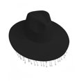 thumbnail image 5 of Sombrero de vaquero Yinane Fedora Jazz Unisex Blanco, 5 of 5