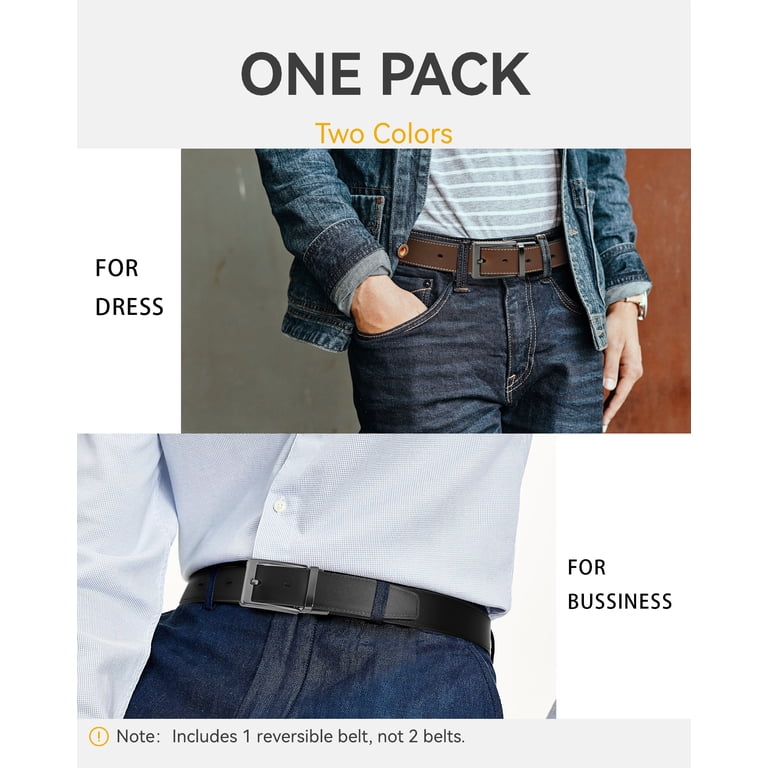 YOETEY Mens Belt 1 Pack - 1 3/8 display picture 1