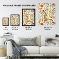 thumbnail image 3 of Artery8 Meerkat in Wild Flower Meadow Watercolour Spring Living Room Large Wall Art Poster Print Thick Paper 18X24 Inch, 3 of 3