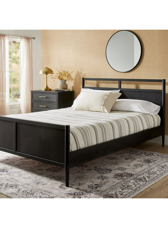 Better Homes & Gardens Oaklee Queen Bed, Charcoal Finish