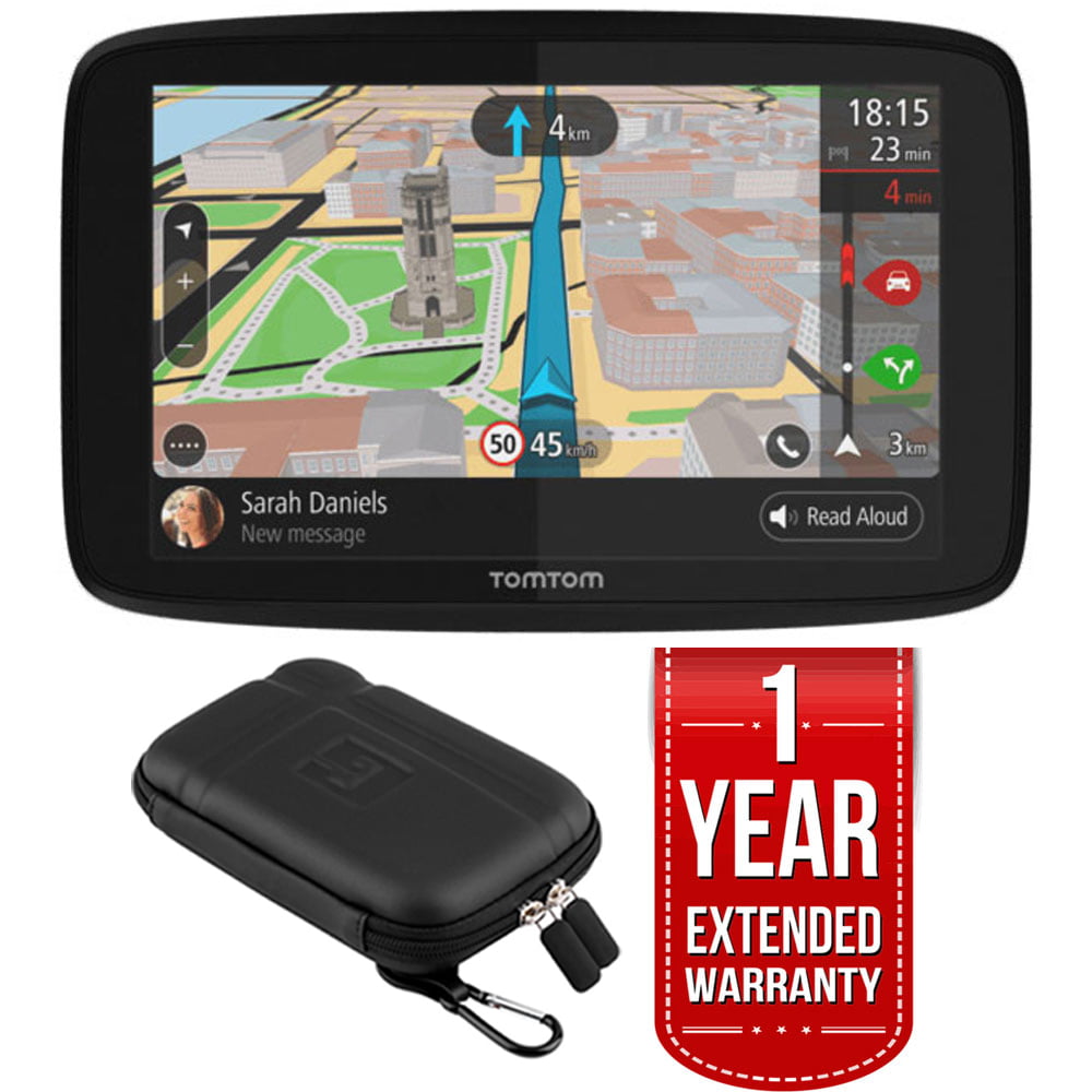 TomTom GO 520 GPS 5" Touch Screen w/ Universal Case and Extended Warranty - Walmart.com
