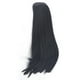 thumbnail image 4 of Peluca de Muñeca Sincero 8 a 9 pulgadas Negro, 4 of 10
