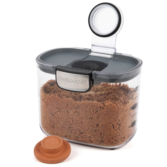 Brown Sugar ProKeeper  Airtight Container With Terra Cotta Stone for Food Storage, Made for Pantry Organization and Food Storage