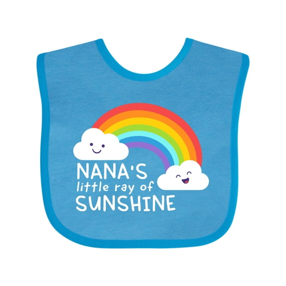 Inktastic Nana's Little Ray of Sunshine Boys or Girls Baby Bib