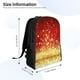 thumbnail image 4 of Fotbe Red Gold Glitter Mochila de Viaje para Laptop, Mochila Ejecutiva Delgada y Resistente 15.6", 4 of 8
