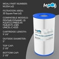 thumbnail image 2 of MOAJ Advanced Spa Filter 2-PACK Replaces Pentair Dynamic 35, R173431, 17-2482, Guardian 409-219, Filbur FC-2385, Unicel C4335, Waterway In-Line 35, 817-3501 | 9 1/4" x 5" | 35 SF | Washable & Reusable, 2 of 6