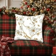 thumbnail image 5 of Bwiyojiz Home Decor Christmas Decorations Decoration 45x45cm Printed Pillow Cover Sofa Cushion Car Waist Golden Flower, Gifts for Sisters, Multicolor, 5 of 6